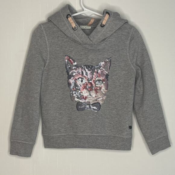 Eat Ants Other - Eat Ants By Sanetta Soft Sequin Cat Hoodie Sweatshirt Size 3-4 98cm